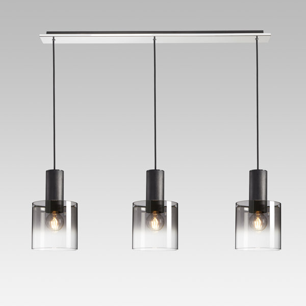 17 Stories Jayquon 3 Light Kitchen Island Cylinder Pendant Wayfair